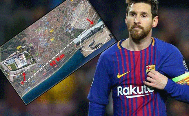 İlginç iddia! 'Messi’nin evinin üzerinden geçmek yasak'