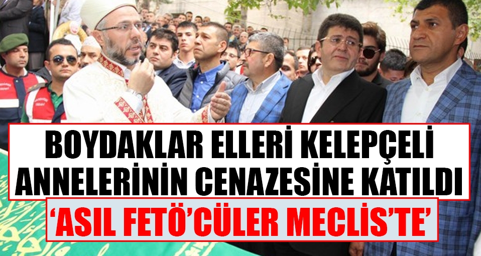 Boydak kardeşler annesinin cenazesine kelepçeli getirildi