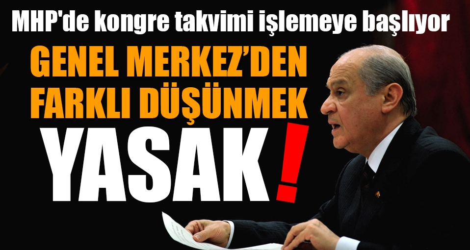 Bahçeli genelge gönderdi; MHP'de kongre takvimi işlemeye başlıyor