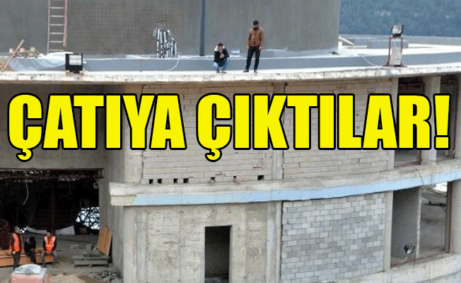Paralarını aylardır alamayan işçiler isyan etti
