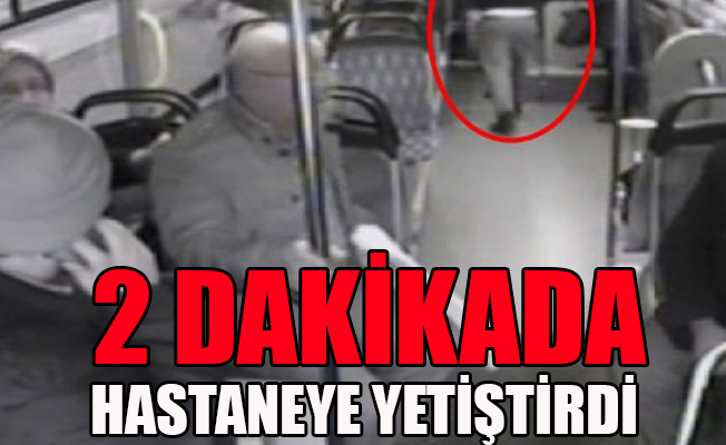 Kahraman otobüs şoförü hayat kurtardı...