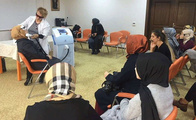 AKP’li belediyeden kadınlara cilt bakımı