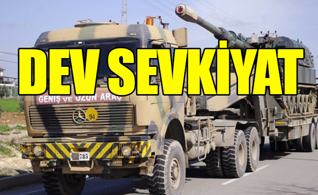 TSK, Afrin'e son yılların en büyük sevkiyatını gerçekleştirdi