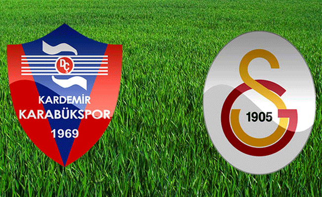 Galatasaray Karabükspor mücadelesinde ilk 11'ler belli oldu