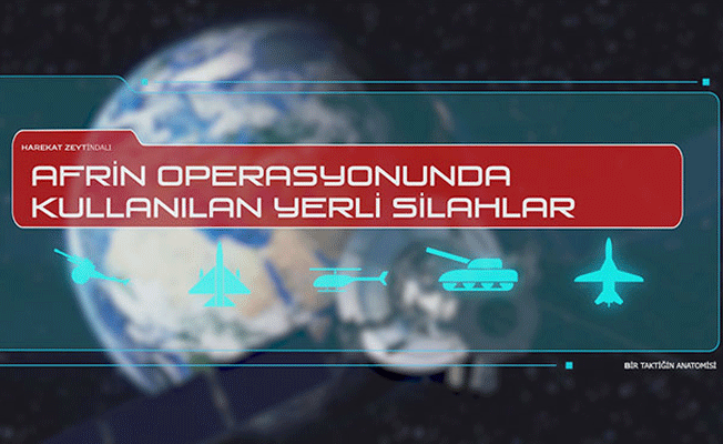 Zeytin Dalı Harekatı’nda kullanılan milli silahlar!