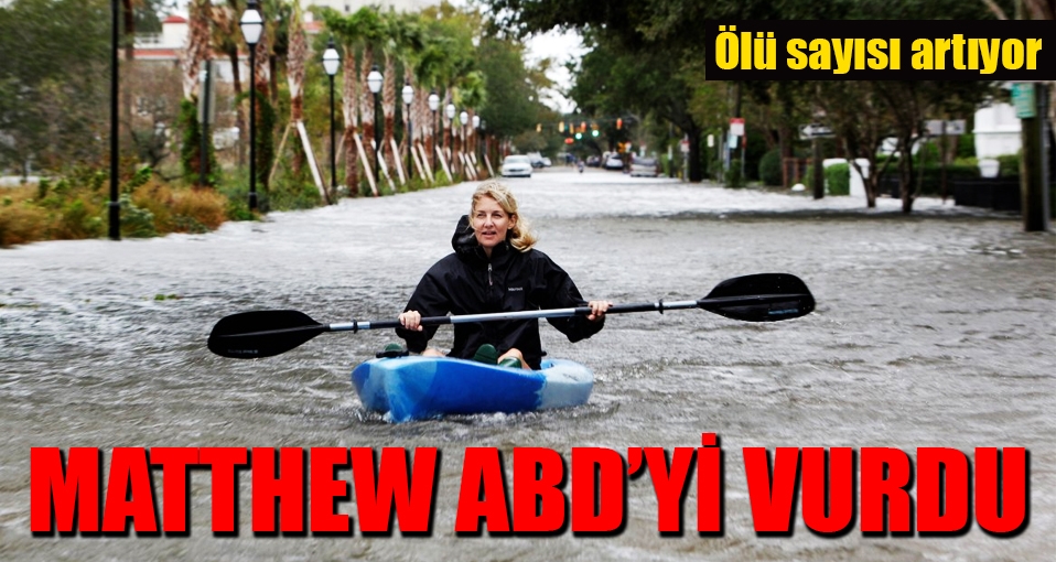 Matthew Kasırgası ABD'yi vurdu