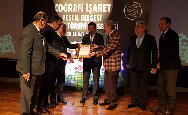 Sinop Nokulu, Ankara’da düzenlenen törenle tescil belgesini aldı