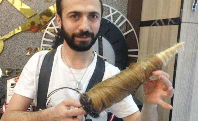 Konyalı berberden şaşkına çeviren saç modeli