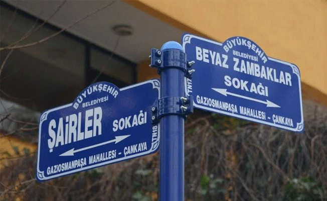 Sokak isimlerinde diplomatik değişim...