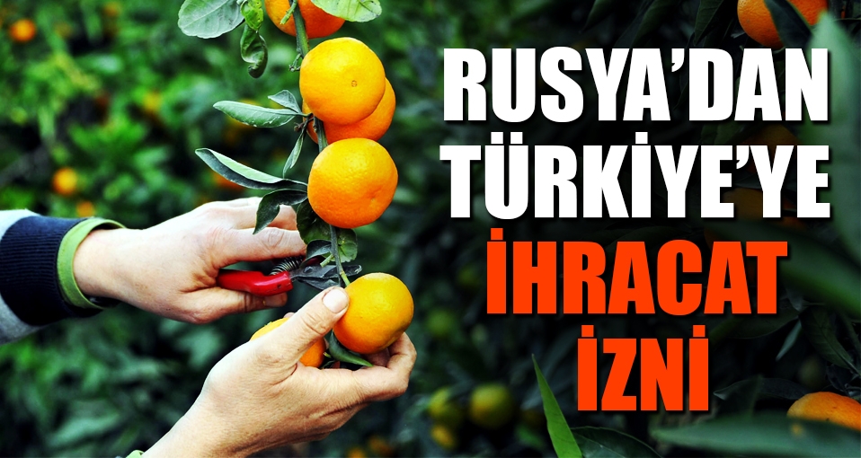 Rusya, Türk mallarına kısıtlamayı kaldırıldı