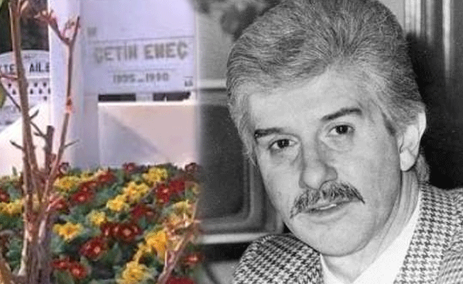 Uğradığı silahlı saldırı sonucu hayatını kaybeden Çetin Emeç mezarı başında anıldı