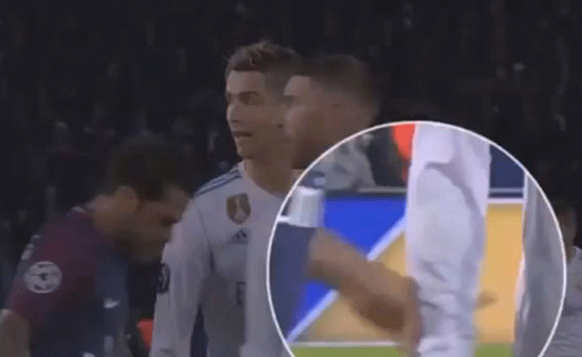 Dani Alves’ten Cristiano Ronaldo’ya çirkin hareket!