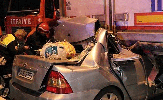 Her geçen gün artan trafik kazalarına biri daha eklendi: 2 ölü