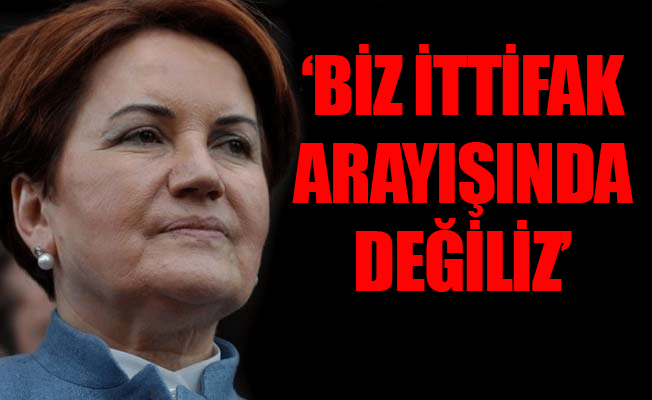 Akşener'den flaş ittifak açıklaması: DP ve SP ile birlikte yürümeyi...