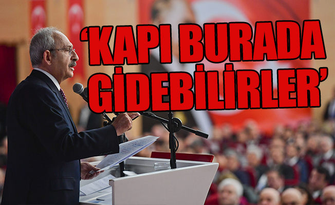 CHP liderinden Tüzük Kurultayı'nda sert mesajlar