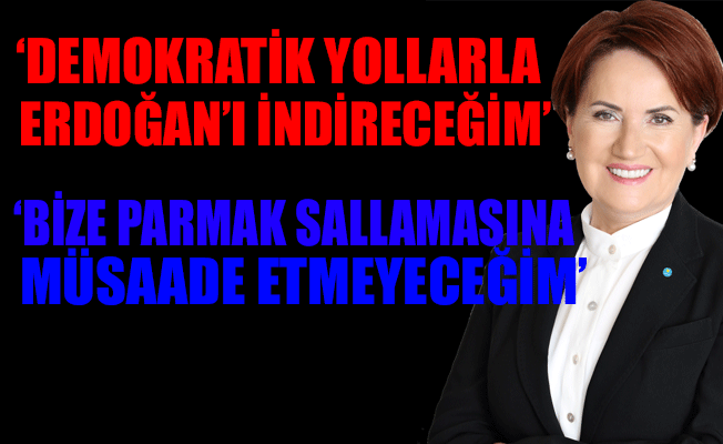 Meral Akşener 'Seçime giremez diyorlar...'