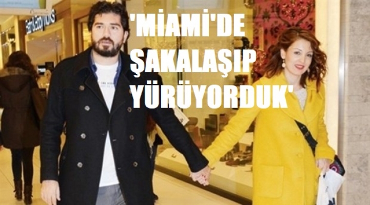 Nagehan Alçı eşi ROK’la Miami’deki şakalaşmasını yazdı: Beni hafifçe itince…