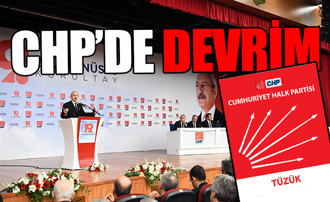 'CHP'nin Anayasası' yenilendi