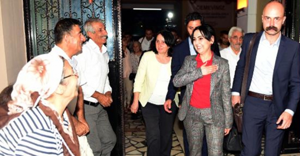 Yüksekdağ, oruç açma lokmasına katıldı