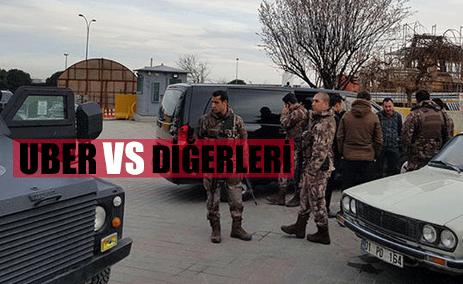 UBER aracına silahlı saldırı!