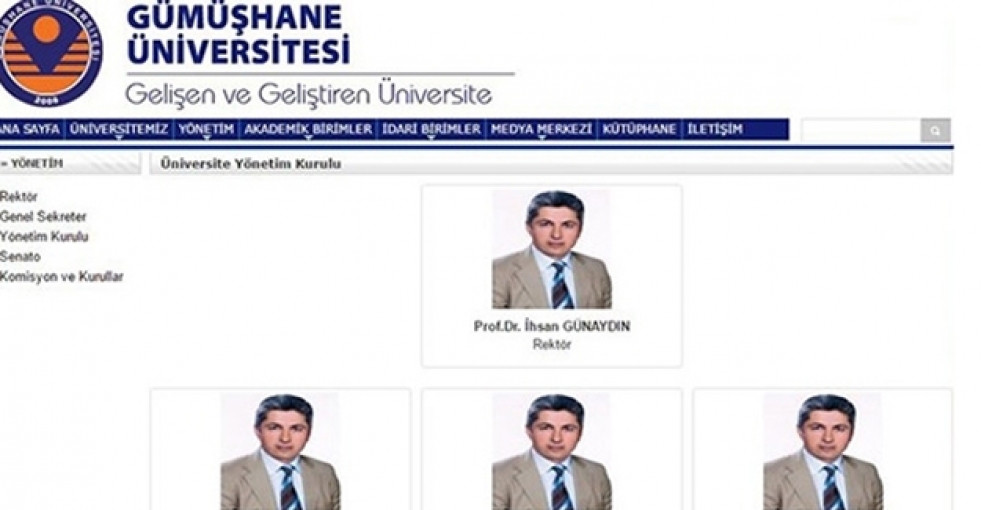 O, Gümüşhane Üniversitesi'nin her şeyi