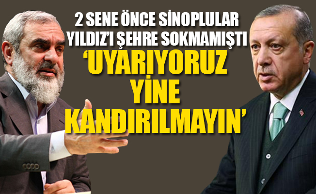 CHP'li vekilden Erdoğan'a; Kandırılmak istemiyorsanız Sinoplu'nun sözünü dinlemelisiniz