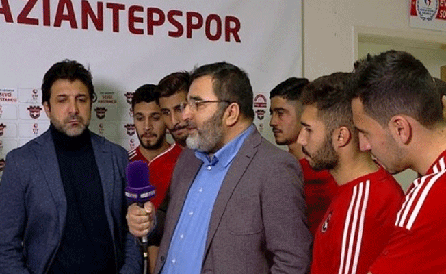 Gaziantepspor'da canlı yayında duygu dolu anlar, sonra ayrılık