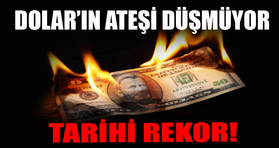 Dolar 3.10 ile tarihi rekor kırdı