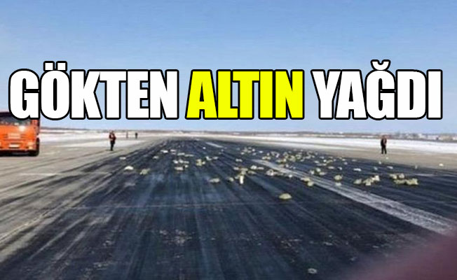 Uçağın kargo kapağı kırılınca...
