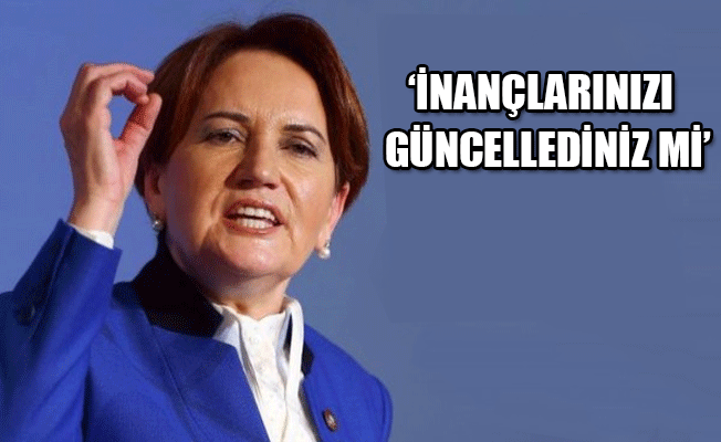 Akşener'den Erdoğan'a: Gündem yaratma çabası