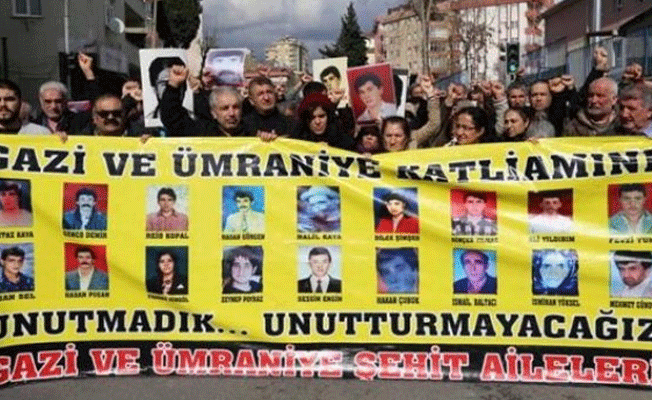 Gazi ve Ümraniye Katliamı'nda yaşamını yitirenler anıldı