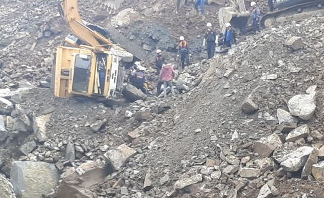 Samsun'da taş ocağında göçük: 1 ölü