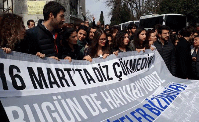 Beyazıt'ta 16 Mart anması