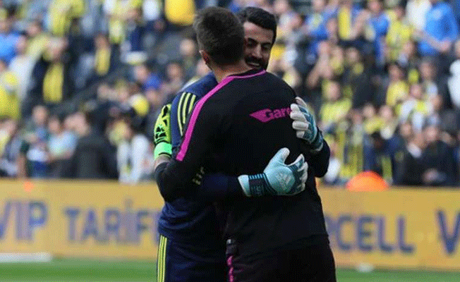 Volkan Demirel ve Fernando Muslera’dan dostluk görüntüleri