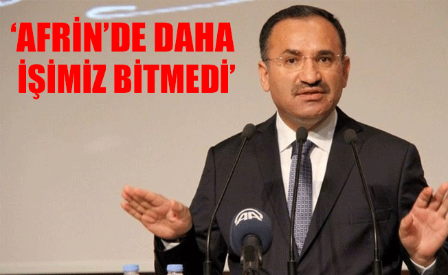 Bekir Bozdağ'dan Afrin açıklaması
