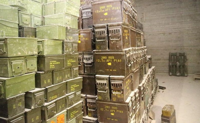 TSK Afrin’den mühimmat deposu fotoğrafları paylaştı