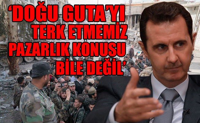 Esad Doğu Guta'ya gitti!