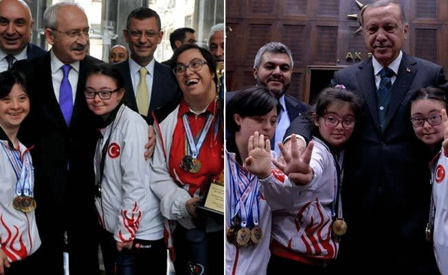 İki lider iki fotoğraf