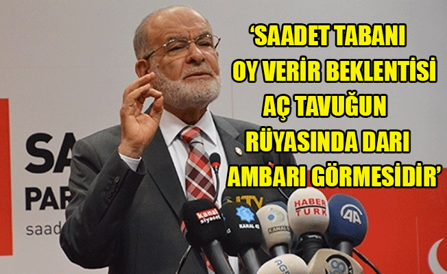 Saadet lideri Karamollaoğlu'ndan ittifak açıklaması