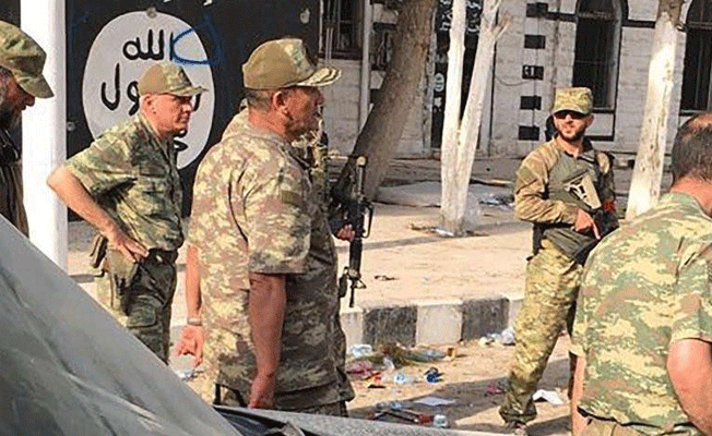 Korgeneral İsmail Metin Temel Afrin’i Ziyaret ediyor