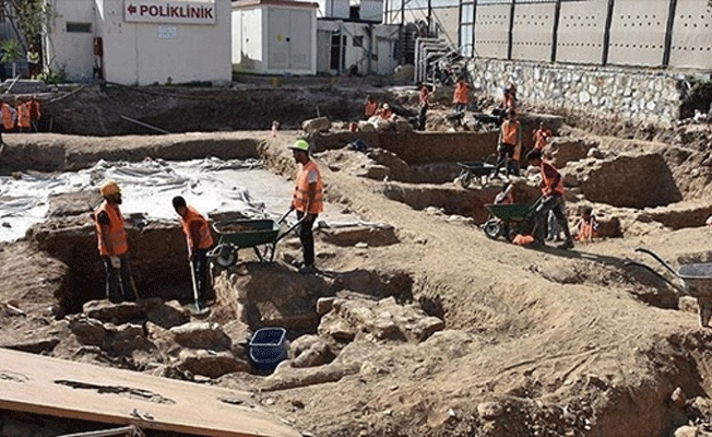 Bodrum'da hastane inşaatında bulundu... Görenler şok oldu!