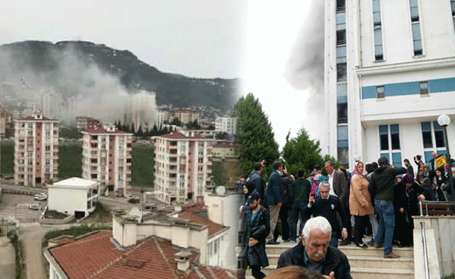 Ordu Devlet Hastanesi'nde yangın!