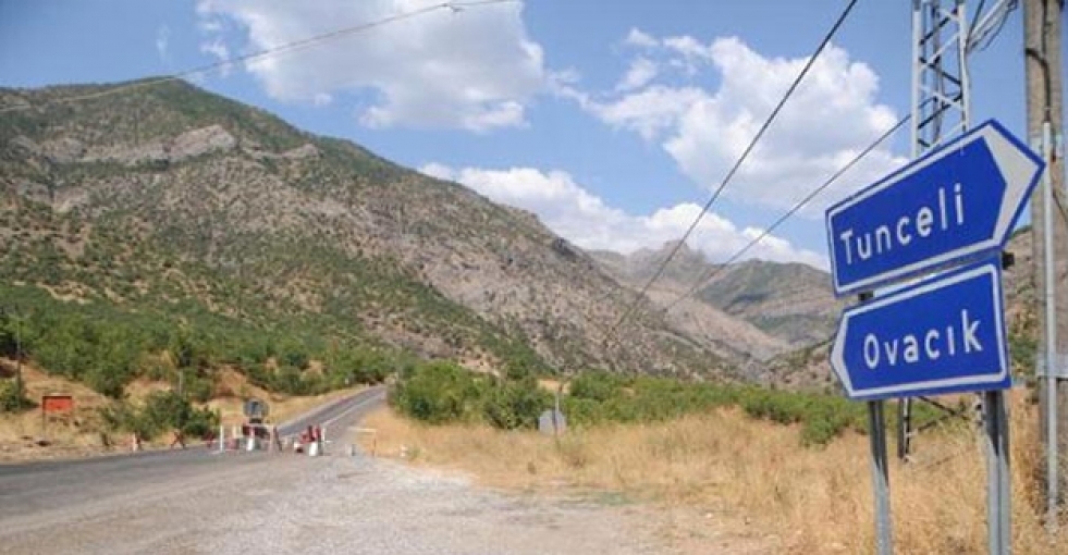 Tunceli-Ovacık karayolu kapatıldı