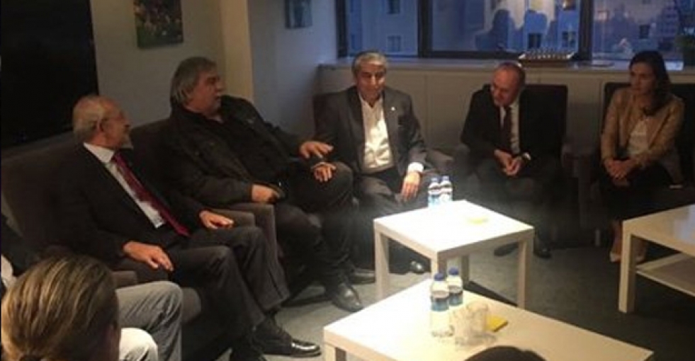 CHP liderinden Sağ'a ziyaret