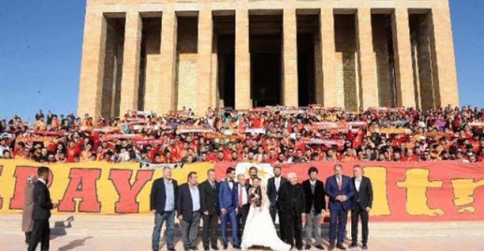 Galatasaray Anıtkabir'e çıkarma yaptı