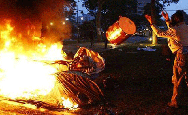 Gezi Parkı'ndaki eylemcilerin çadırlarını yaktıran polise hapis cezası