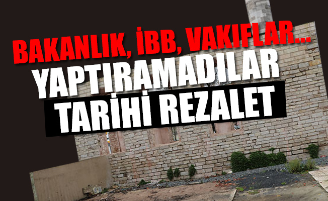Tarihi camiye sponsor aranıyor!