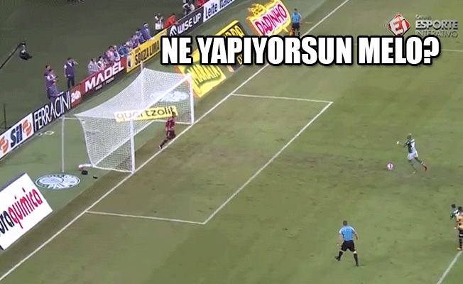 Felipe Melo penaltı atarken madara oldu!