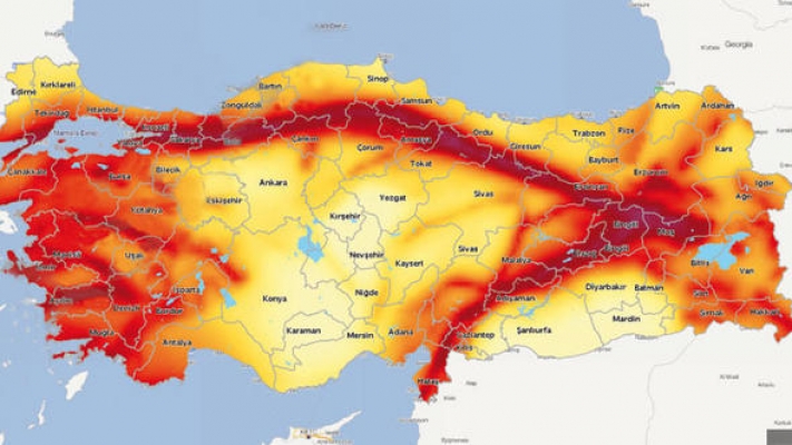 22 yıl sonra değişti: İşte Türkiye’nin yeni deprem haritası