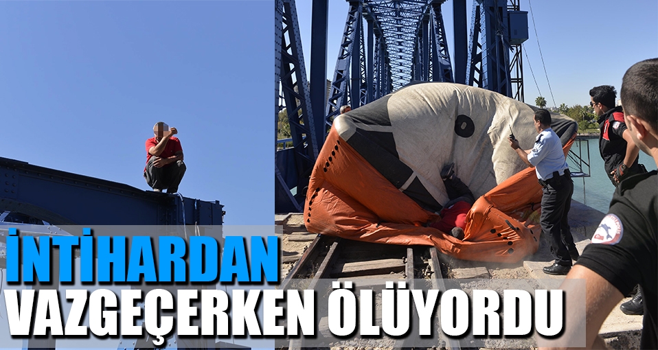 İntihardan vazgeçti, hava yastığından yaralandı